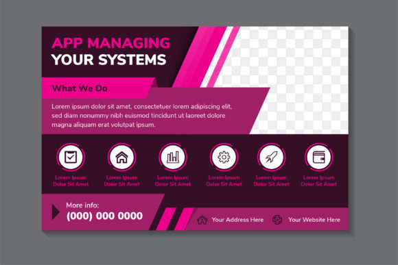 App Managing Your Systems Horizontal: Graphics & Print Templates