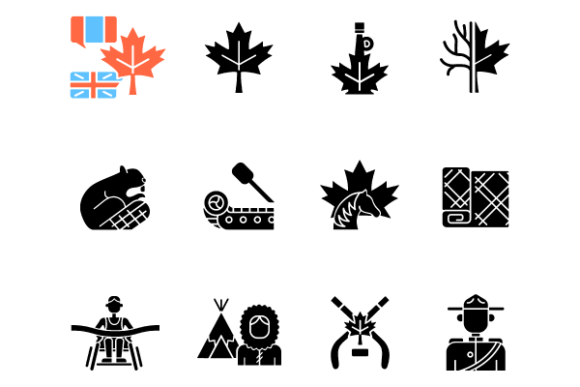Canadian Symbols Glyph Icons Bundle: A Graphic Designer’s Review for Content Publishers