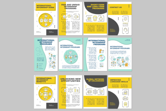 International Internship Programs Bundle – Graphics for Global-Themed Handmade Businesses