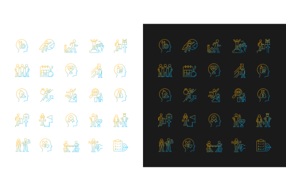 Motivation Gradient Icons Bundle Review for Real Embroidery Projects