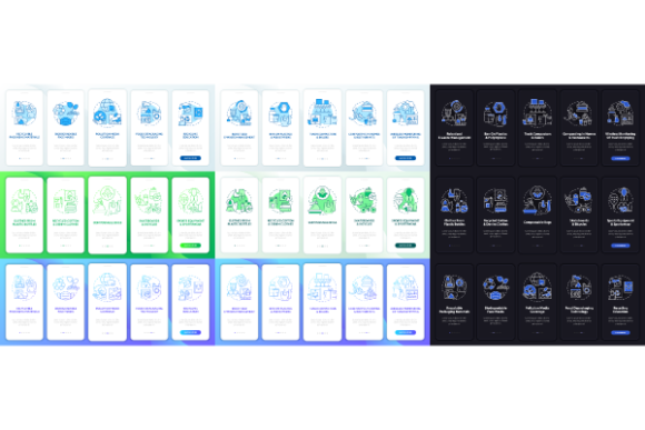Waste Recycling Trends App Screen Bundle Review for Embroidery Designers